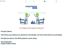 Tablet Screenshot of positrondireto.com.br
